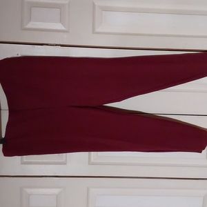 FOREVER 21 BURGANDY PANTS/ LEGGINGS SIZE 3X